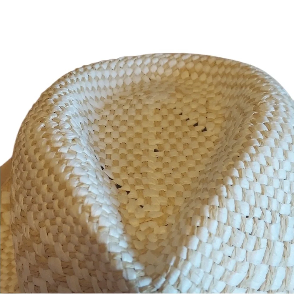 Vince Camuto Fadora Straw Hat - Cream
